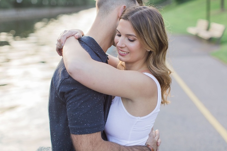 Downtown Ottawa Summer Engagement Session - Photos at the Ottawa Canal and locks bridge