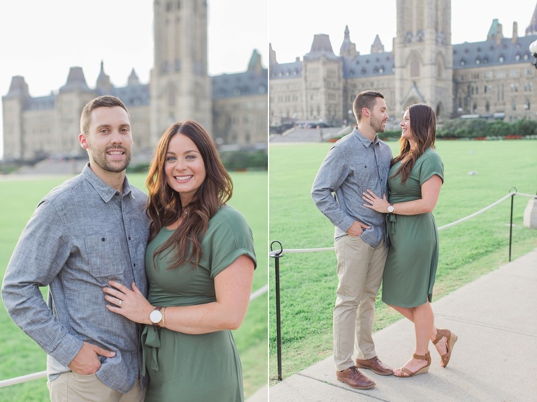 Downtown Ottawa couple session - summer photos around Ottawa