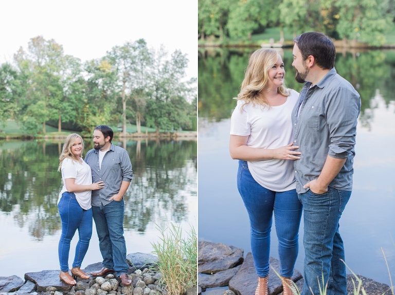 Manotick Summer Engagement Session photos along the Rideau River 