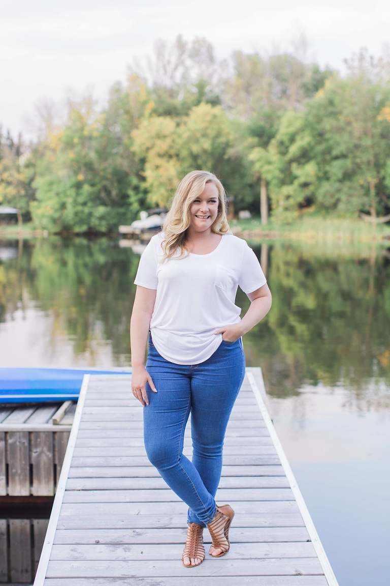 Manotick Summer Engagement Session photos along the Rideau River 