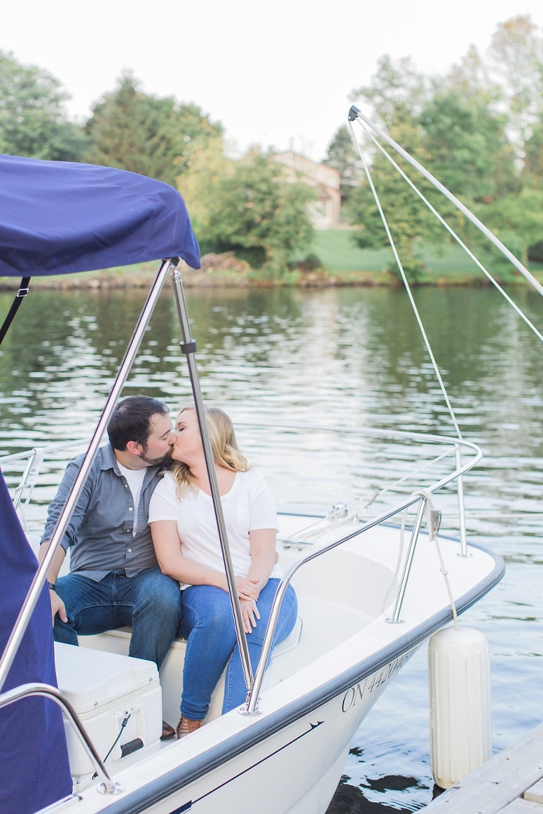 Manotick Summer Engagement Session photos along the Rideau River 