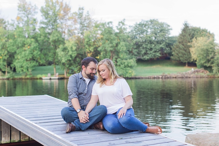 Manotick Summer Engagement Session photos along the Rideau River 