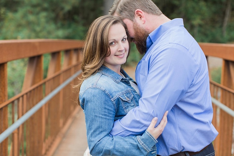 Gatineau Park Chelsea Fall Engagement Photos - cozy engagement photos along the Gatineau Park Trail
