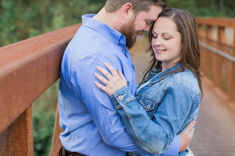Gatineau Park Chelsea Fall Engagement Photos - cozy engagement photos along the Gatineau Park Trail