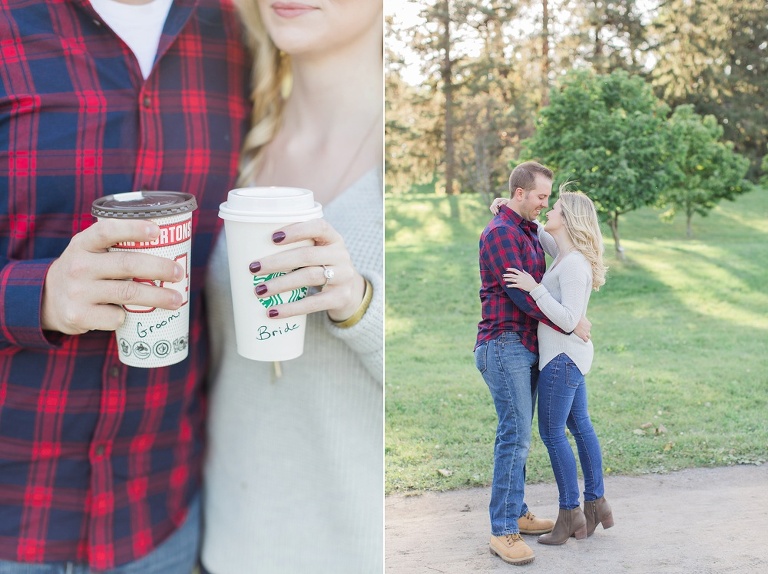 Bright and Fun Fall Engagement Session - Ottawa Arboretum Fall Photos