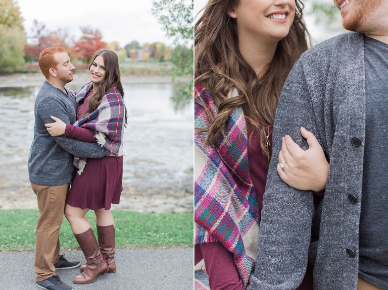 Arboretum Fall Engagement Photos at the Ottawa Experimental farm
