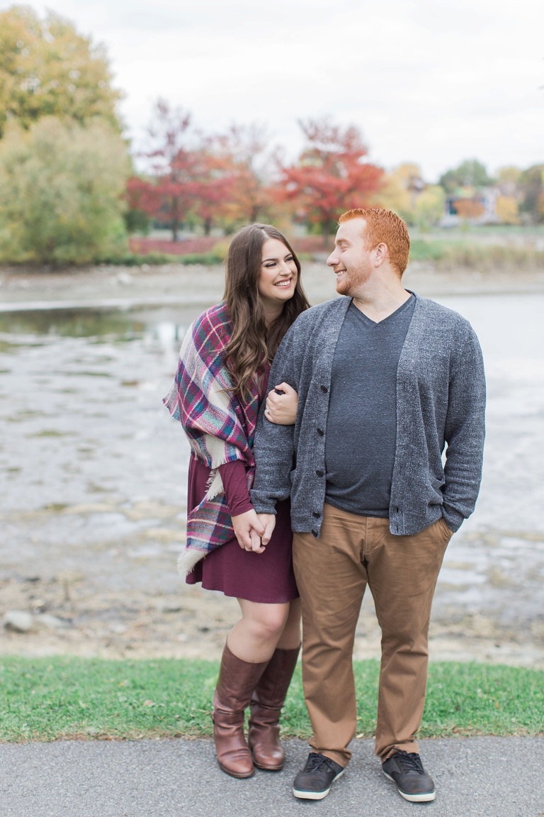 Arboretum Fall Engagement Photos at the Ottawa Experimental farm