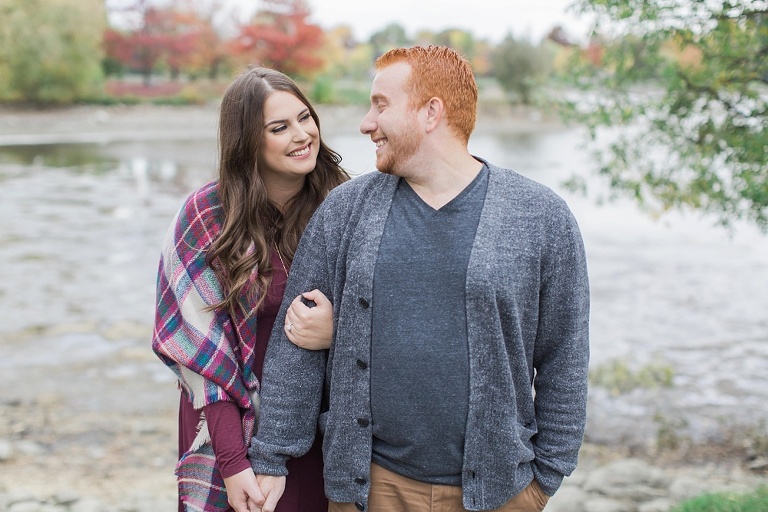Arboretum Fall Engagement Photos at the Ottawa Experimental farm
