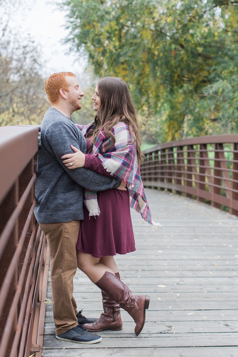 Arboretum Fall Engagement Photos at the Ottawa Experimental farm