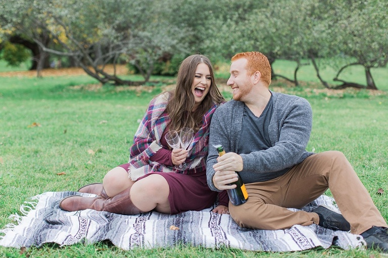 Arboretum Fall Engagement Photos at the Ottawa Experimental farm