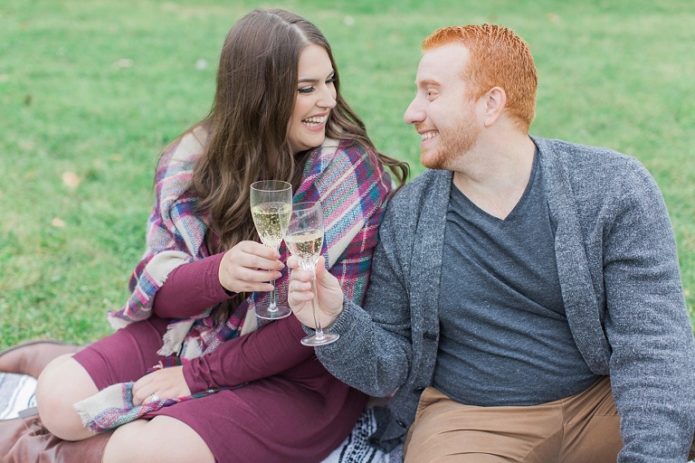 Arboretum Fall Engagement Photos at the Ottawa Experimental farm