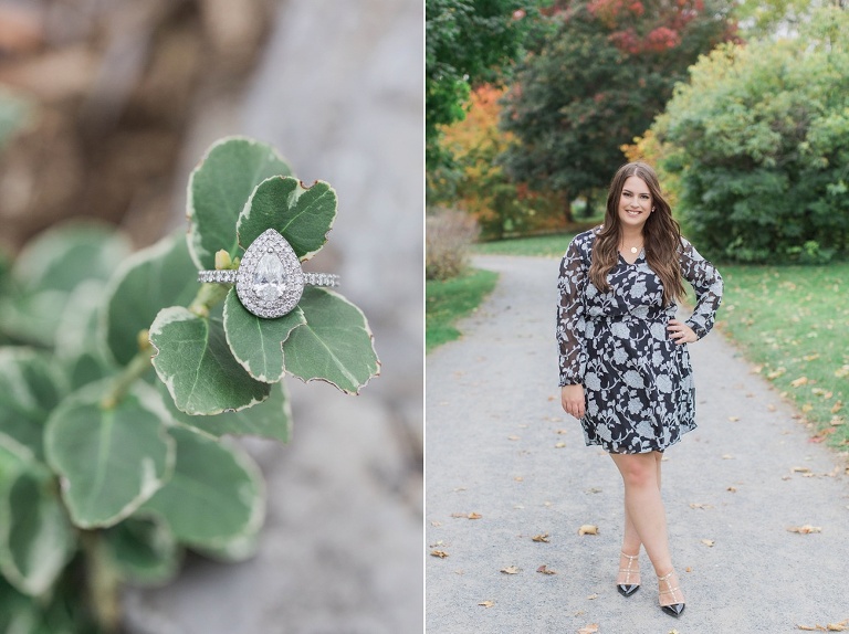 Arboretum Fall Engagement Photos at the Ottawa Experimental farm