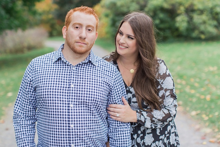 Arboretum Fall Engagement Photos at the Ottawa Experimental farm