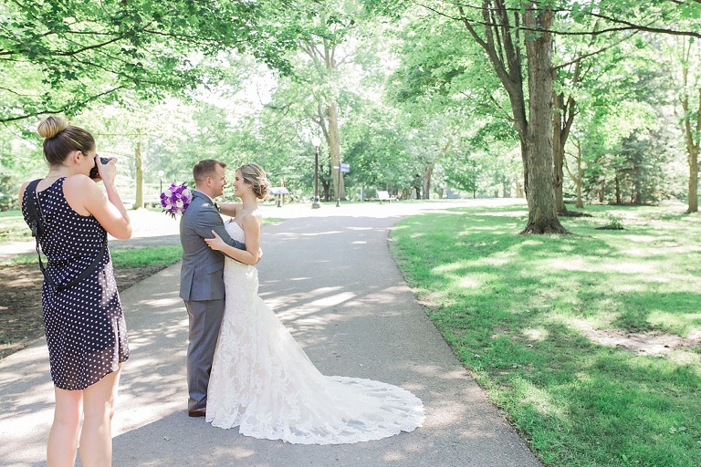 behind the scenes 2017 Ottawa wedding photographer