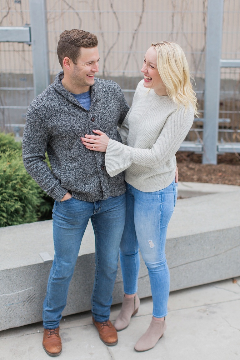 un and Casual Westboro Ottawa Engagement Photos 