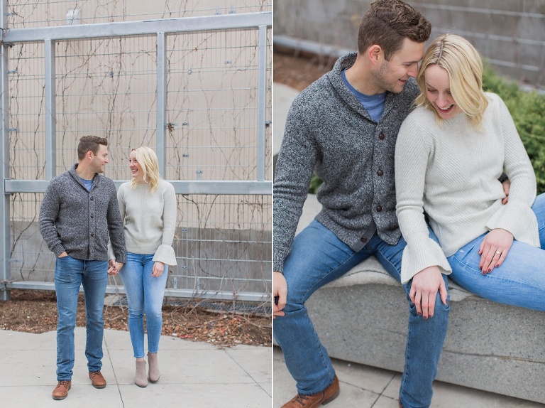 un and Casual Westboro Ottawa Engagement Photos 