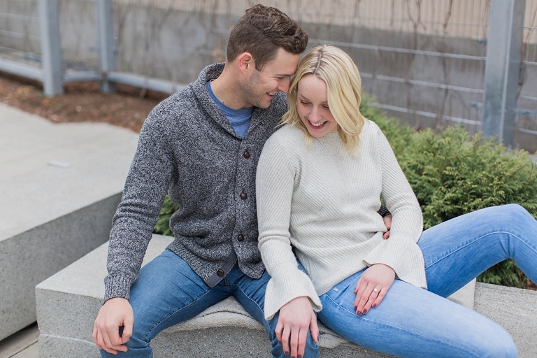 un and Casual Westboro Ottawa Engagement Photos 