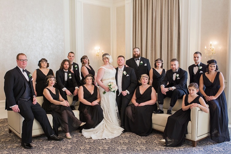 New Year's Eve Gatsby Wedding at the Lord Nelson Hotel, Halifax