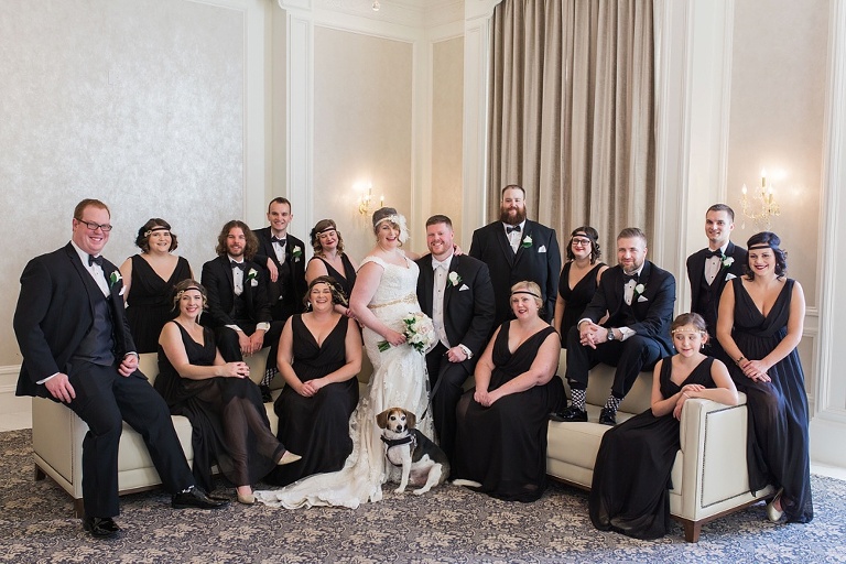 New Year's Eve Gatsby Wedding at the Lord Nelson Hotel, Halifax