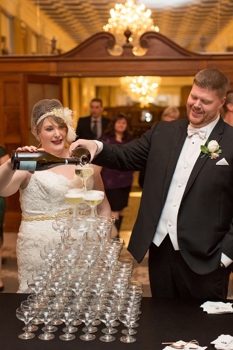 New Year's Eve Gatsby Wedding at the Lord Nelson Hotel, Halifax