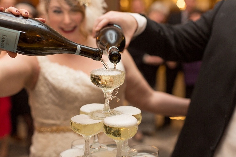 New Year's Eve Gatsby Wedding at the Lord Nelson Hotel, Halifax