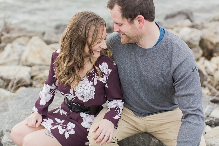 beautiful Andrew Hayden Park spring engagement session in Ottawa