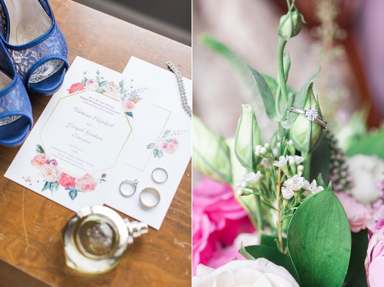 Fitzroy Harbour Spring Wedding with blush and white colour palette