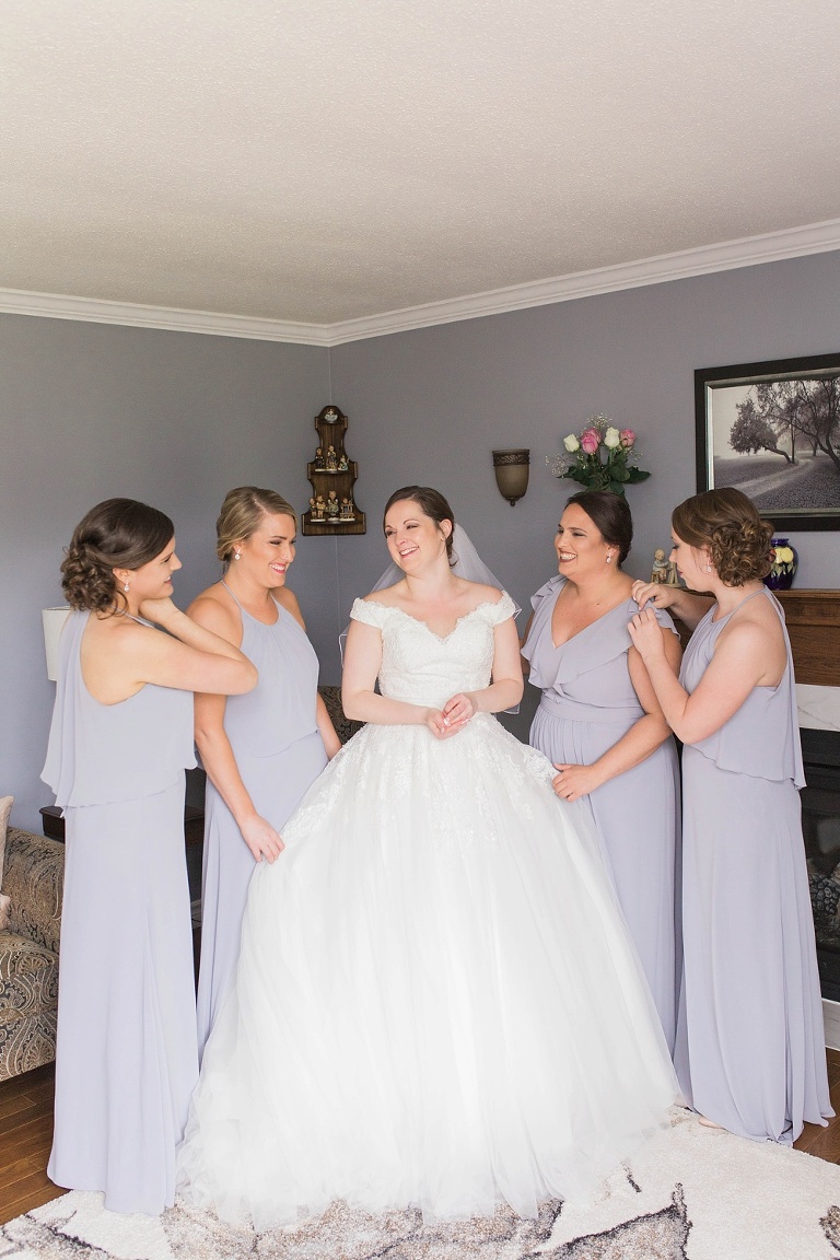 Fitzroy Harbour Spring Wedding with blush and white colour palette