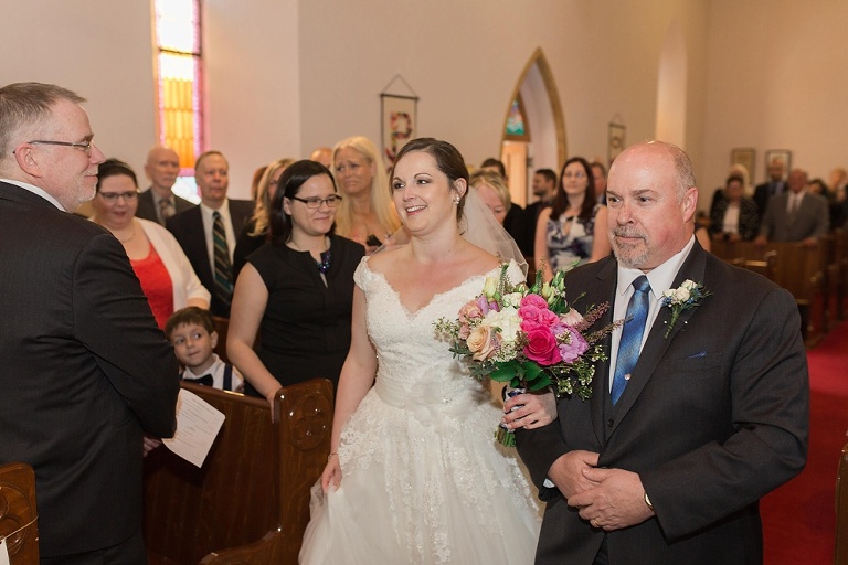 Fitzroy Harbour Spring Wedding with blush and white colour palette