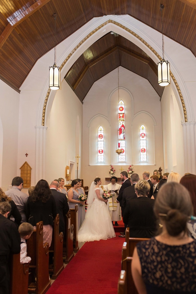Fitzroy Harbour Spring Wedding with blush and white colour palette