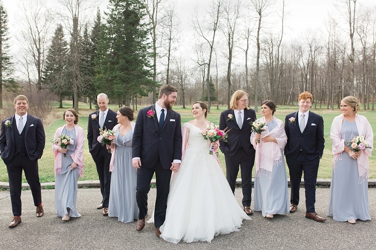 Fitzroy Harbour Spring Wedding with blush and white colour palette