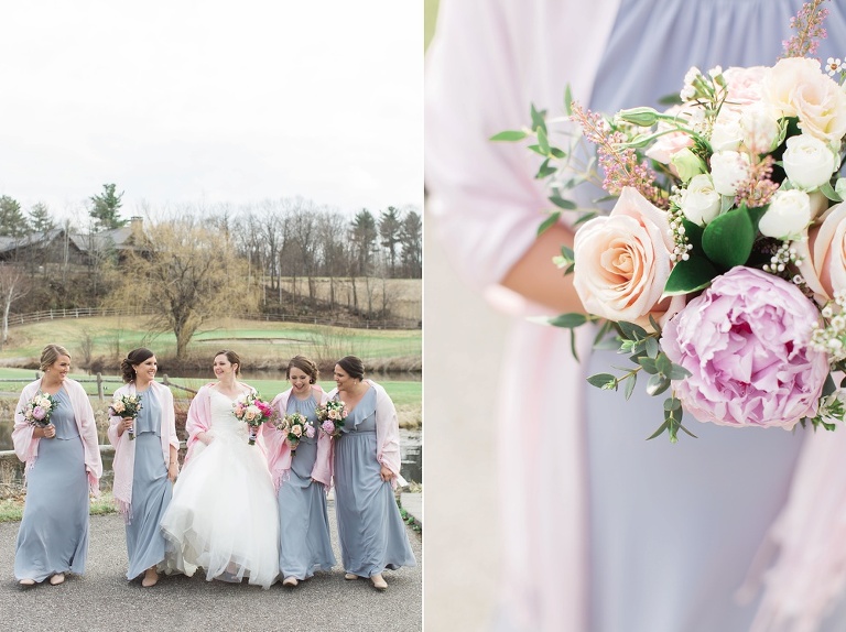 Fitzroy Harbour Spring Wedding with blush and white colour palette