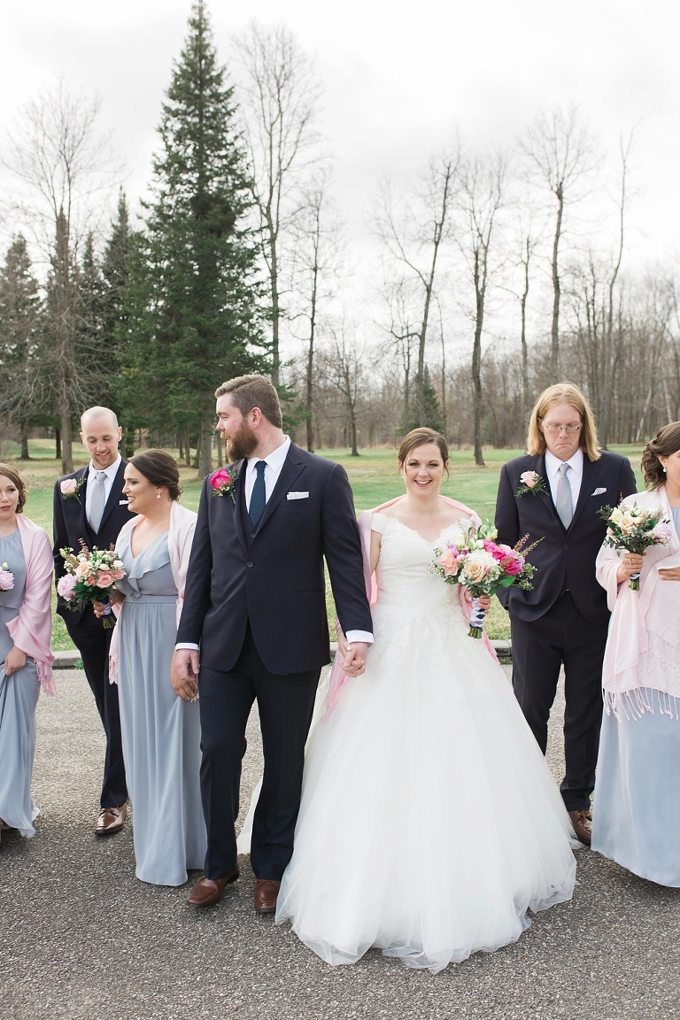 Fitzroy Harbour Spring Wedding with blush and white colour palette