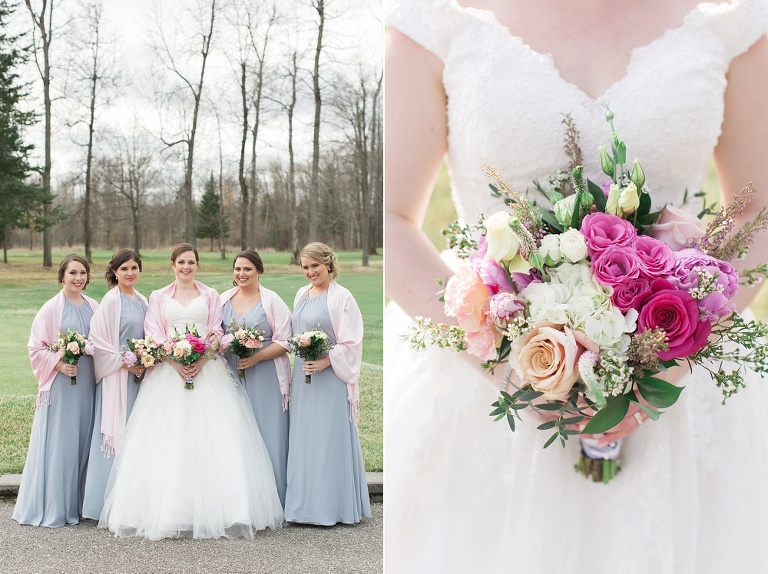 Fitzroy Harbour Spring Wedding with blush and white colour palette