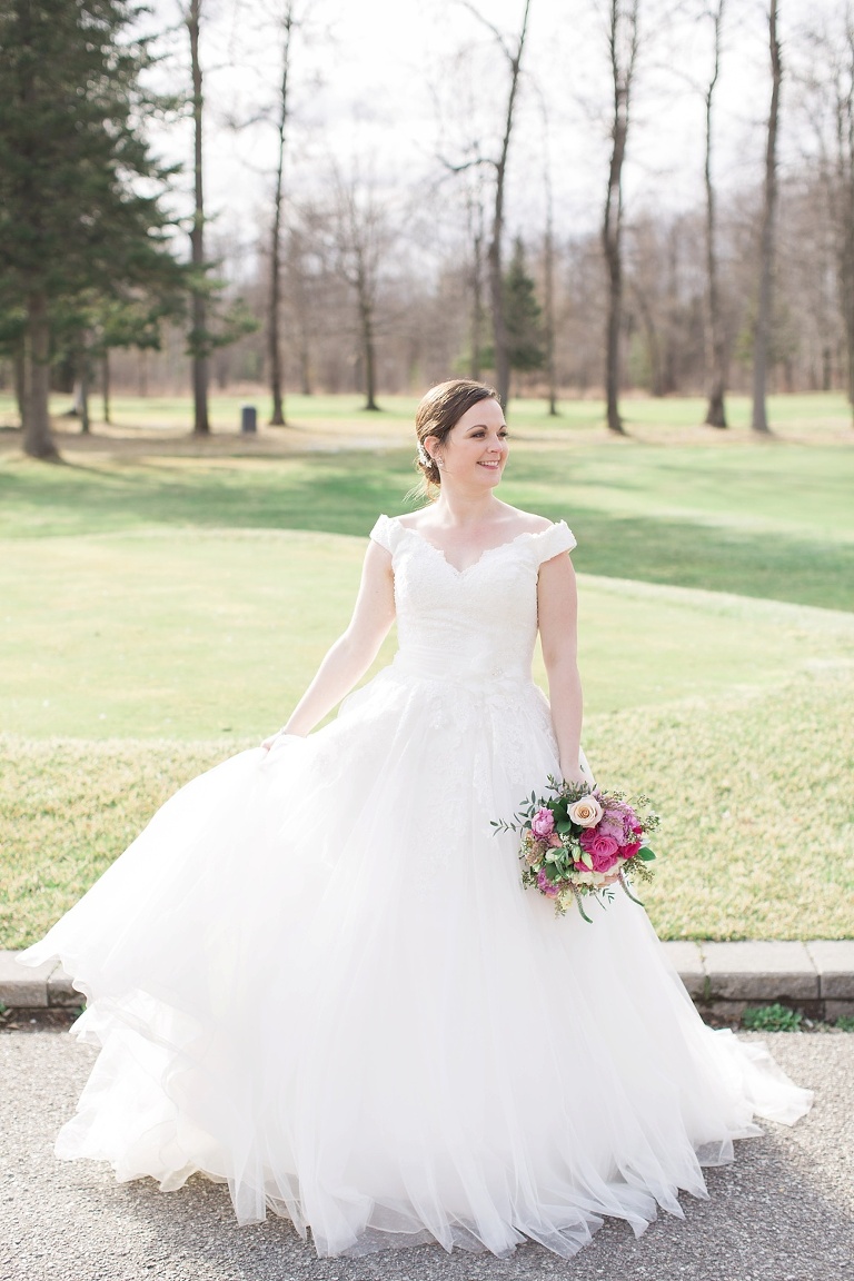 Fitzroy Harbour Spring Wedding with blush and white colour palette