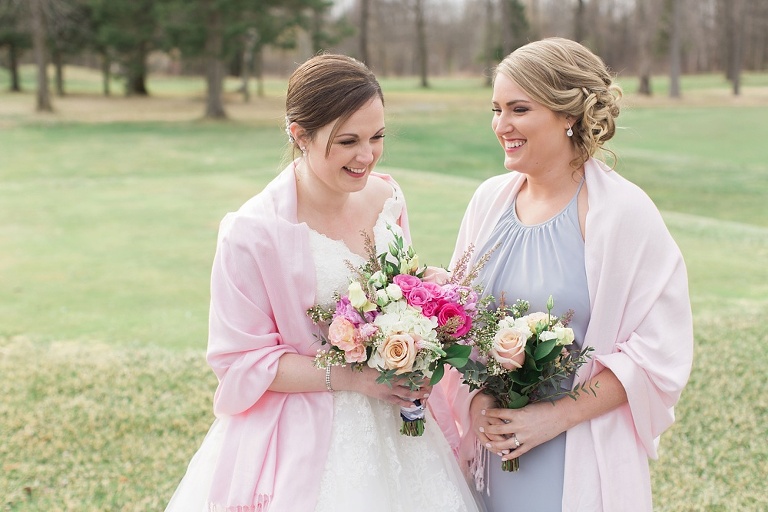 Fitzroy Harbour Spring Wedding with blush and white colour palette