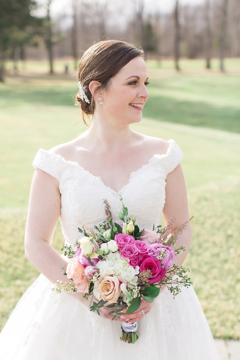 Fitzroy Harbour Spring Wedding with blush and white colour palette