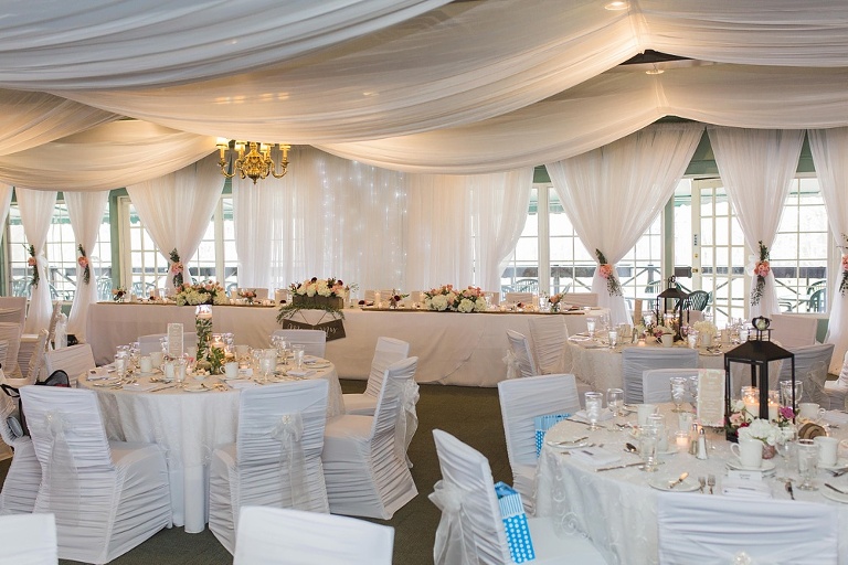 Fitzroy Harbour Spring Wedding with blush and white colour palette