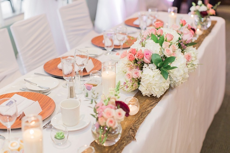 Fitzroy Harbour Spring Wedding with blush and white colour palette