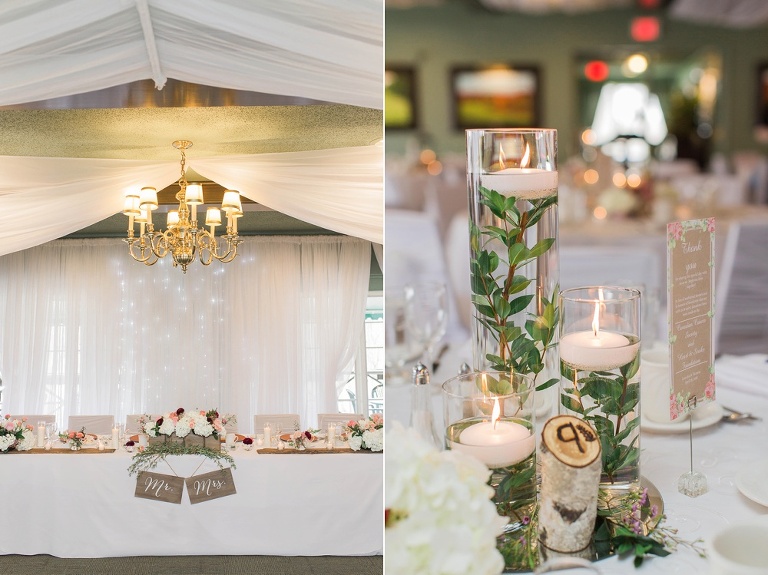 Fitzroy Harbour Spring Wedding with blush and white colour palette