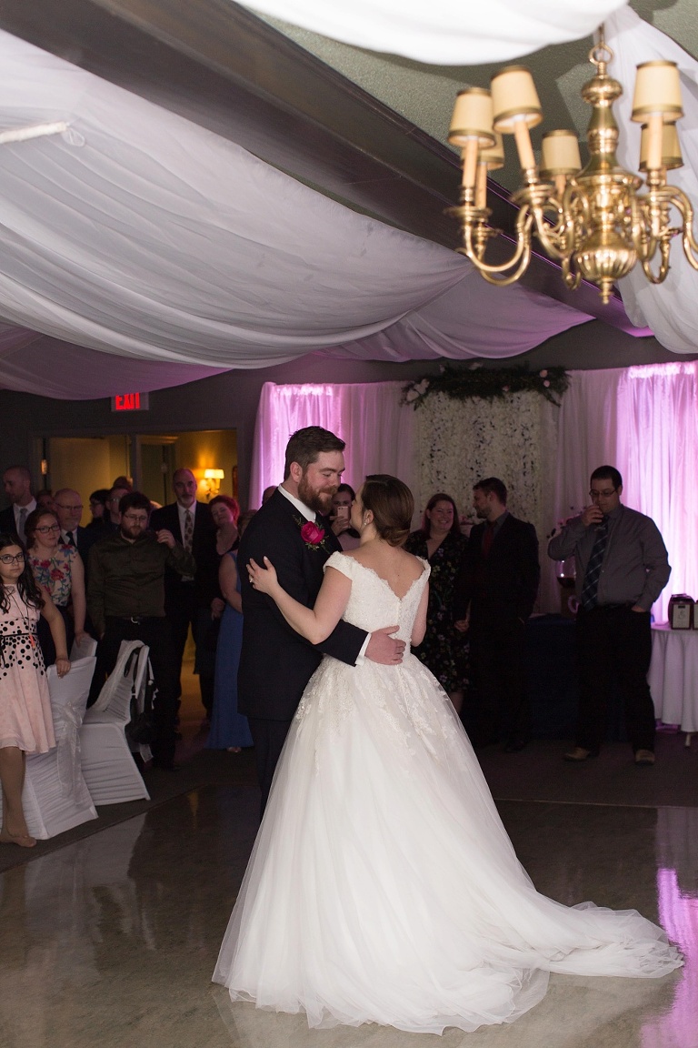 Fitzroy Harbour Spring Wedding with blush and white colour palette