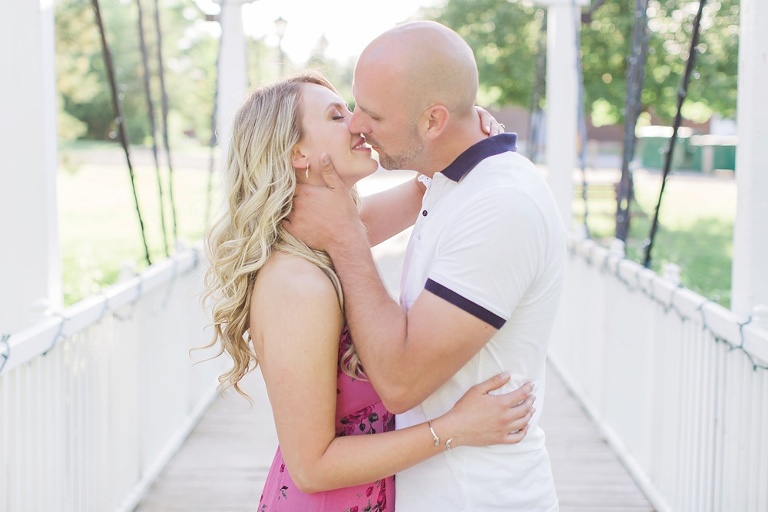 Sun-filled Metcalfe summer engagement photos outside Ottawa