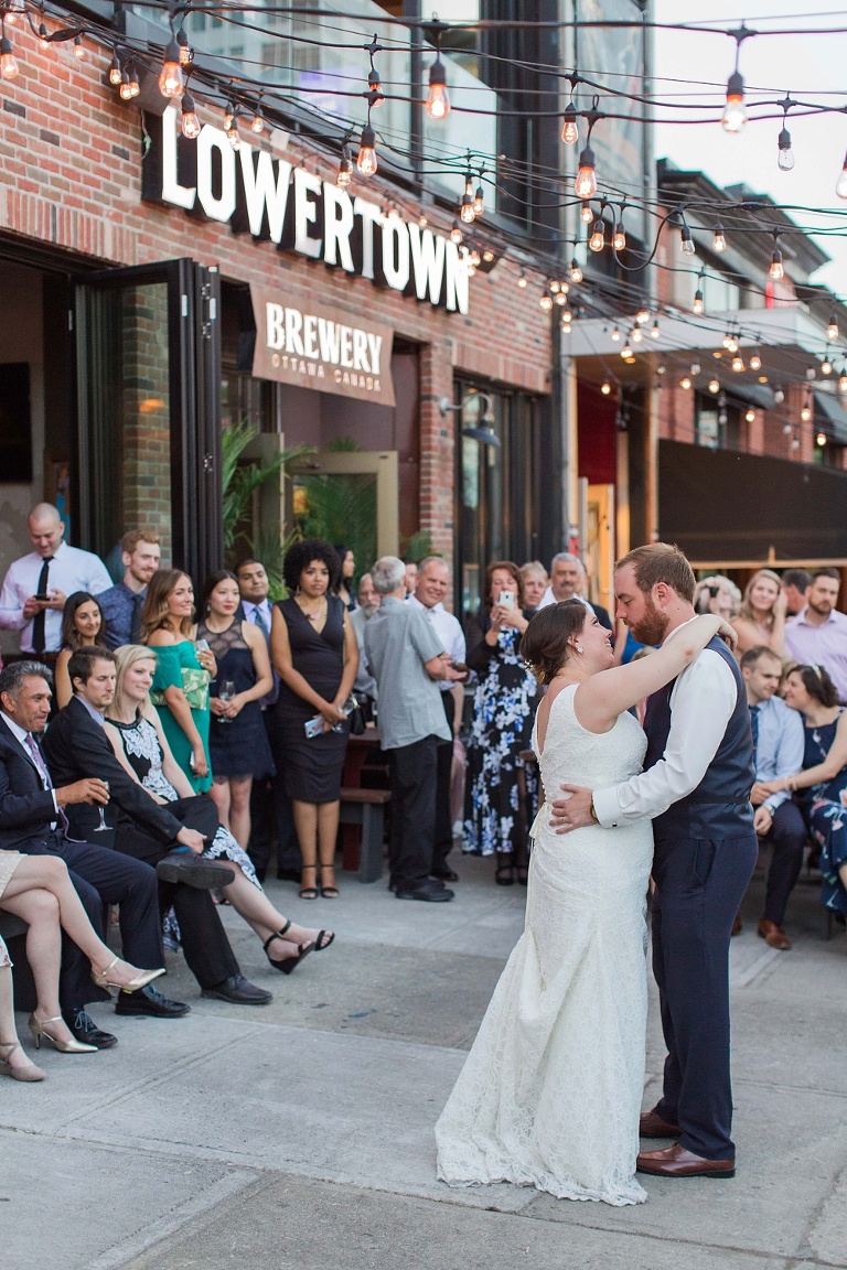 Lowertown Brewery Wedding in downtown Ottawa
