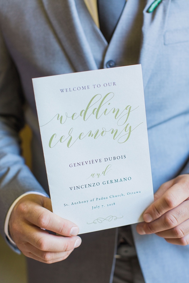 Elegant summer wedding at Sala San Marco in Ottawa