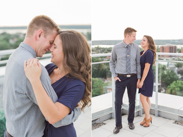 Sunset Westboro Ottawa engagement session and Westboro Beach photos