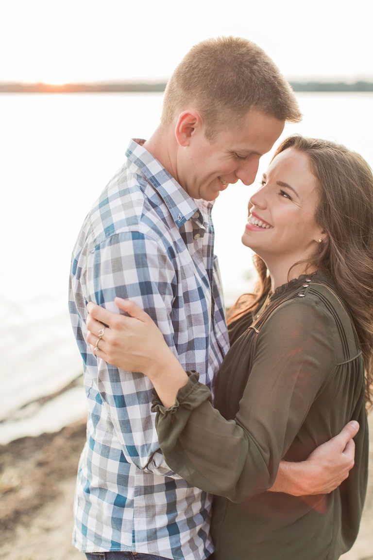 Sunset Westboro Ottawa engagement session and Westboro Beach photos