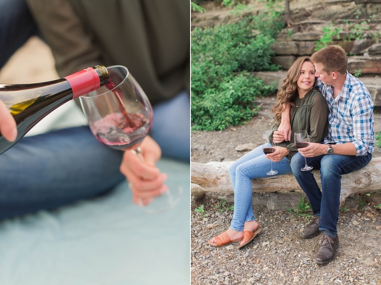 Sunset Westboro Ottawa engagement session and Westboro Beach photos