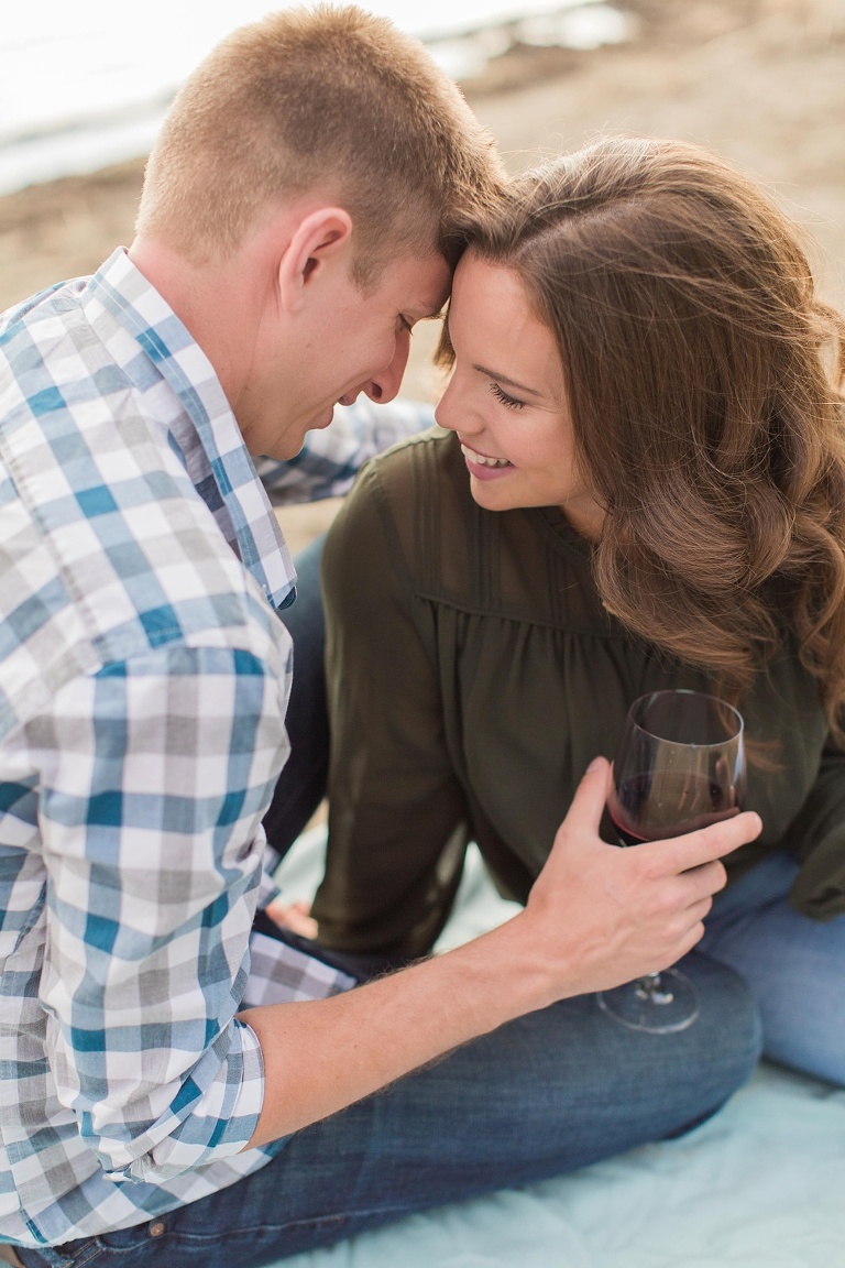 Sunset Westboro Ottawa engagement session and Westboro Beach photos