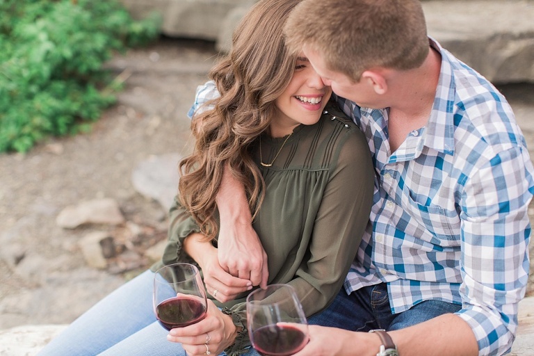 Sunset Westboro Ottawa engagement session and Westboro Beach photos