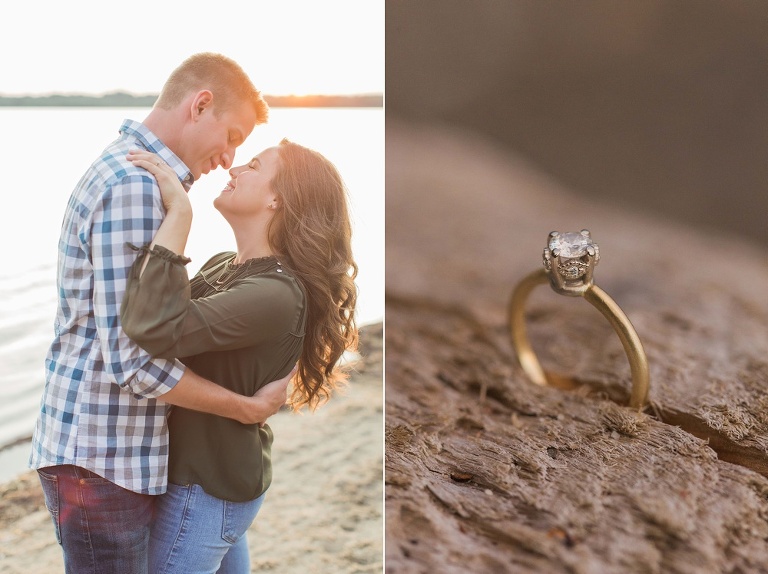 Sunset Westboro Ottawa engagement session and Westboro Beach photos